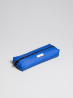 Pencil case (blue) in vegan leather, made in Portugal by wetheknot.