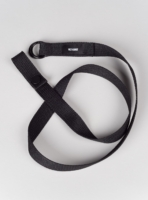 Minimalist belt in black, made in Portugal, by wetheknot.